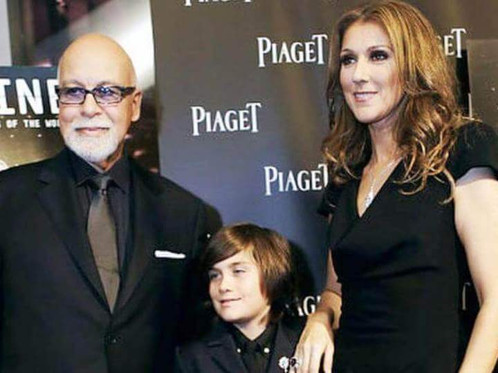 Celine Dion and her family in Las Vegas