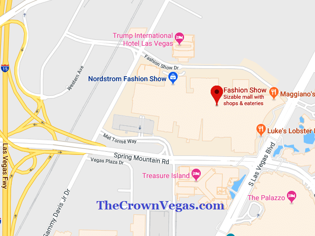 The interior of the Fashion Show Mall at 3200 S. Las Vegas Blvd